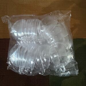 Fish Tank Floating Ball Decoration Transparent Plastic Balls - Pack of 10 New